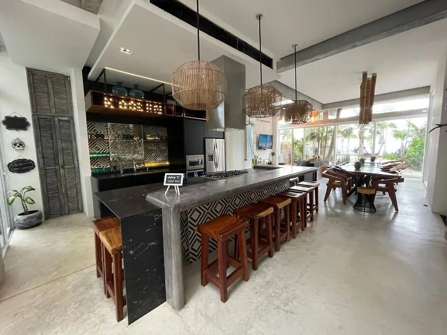Tulum Beachfront Villa I'Ik By Casa Xuul 图卢姆 墨西哥