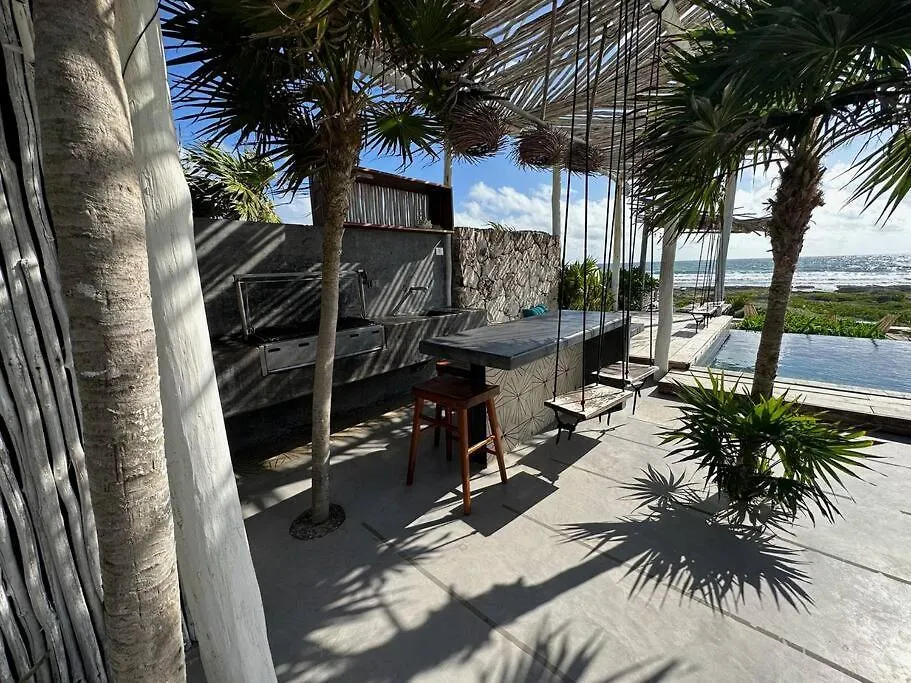 Tulum Beachfront Villa I'Ik By Casa Xuul 图卢姆