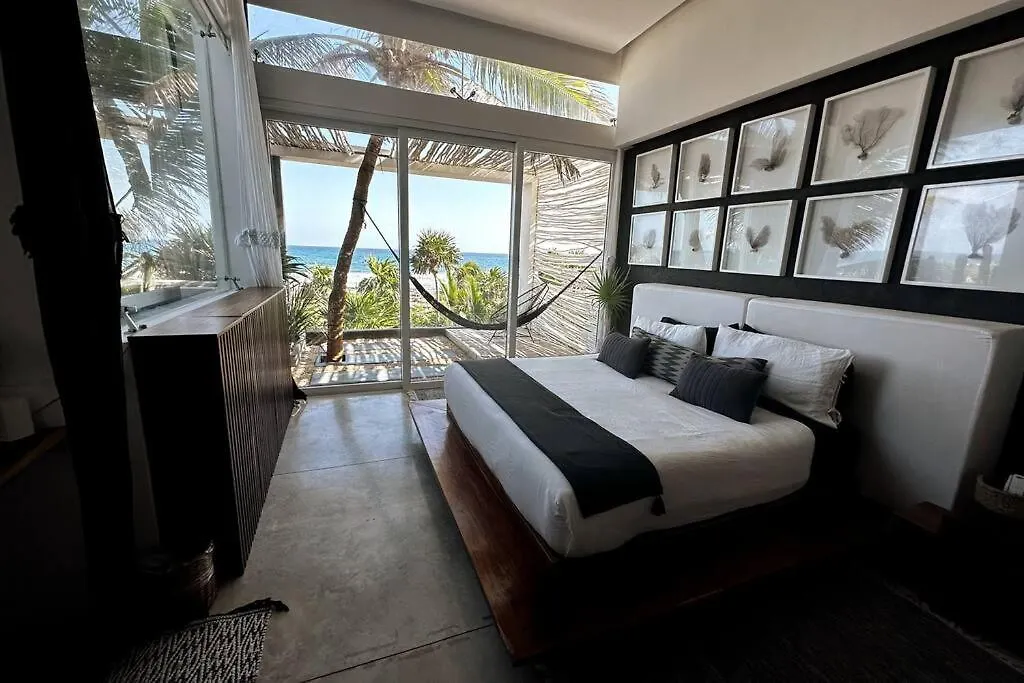Tulum Beachfront Villa I'Ik By Casa Xuul 图卢姆