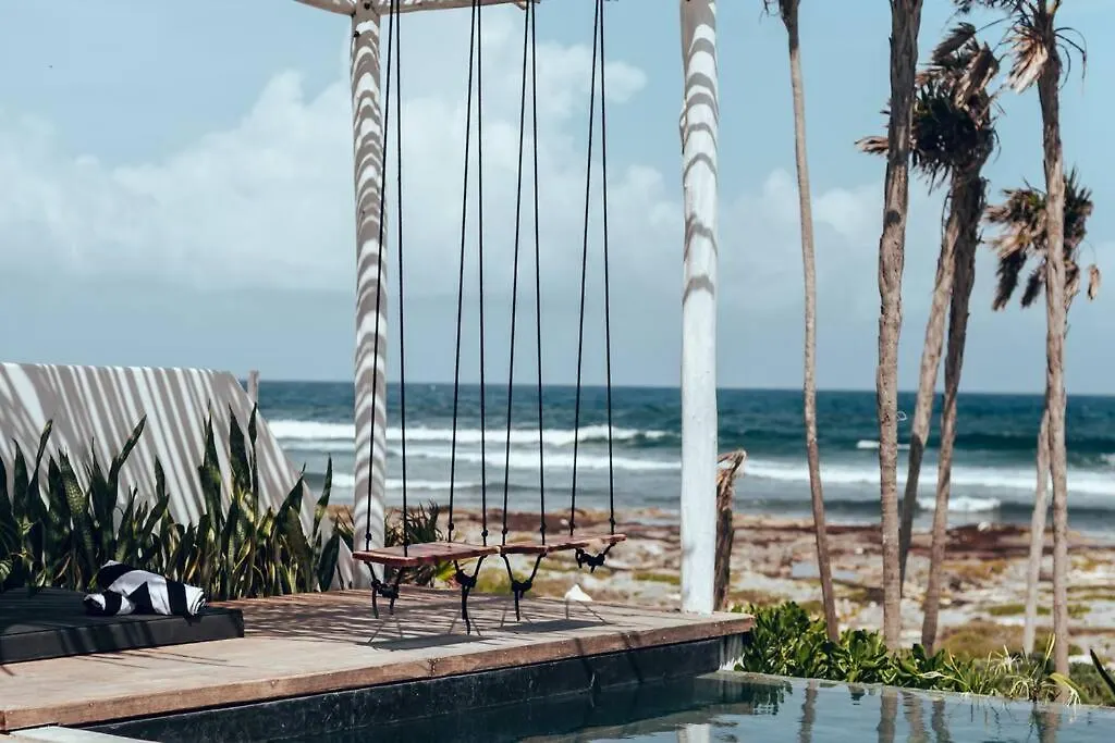 Tulum Beachfront Villa I'Ik By Casa Xuul 图卢姆 0*,